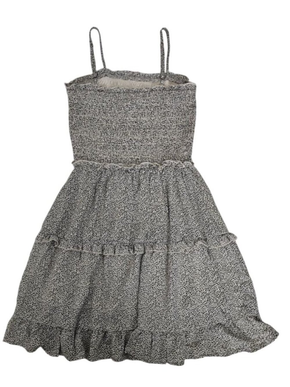 Jessica Simpson Smocked Spaghetti Strap Tiered Georgette Sundress Women's Small - Picture 3 of 12